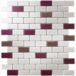 Изчистена мозайка Millenieum T-2286 от Betas Glass Mosai , с размер 31.5 x 31.5 см.